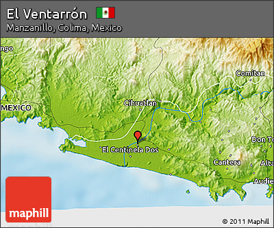 Physical 3D Map of El Ventarrón