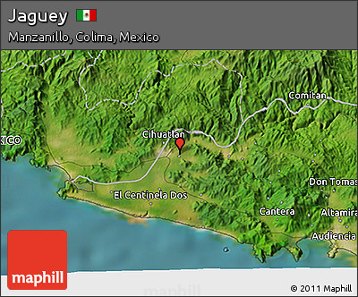 Satellite 3D Map of Jaguey