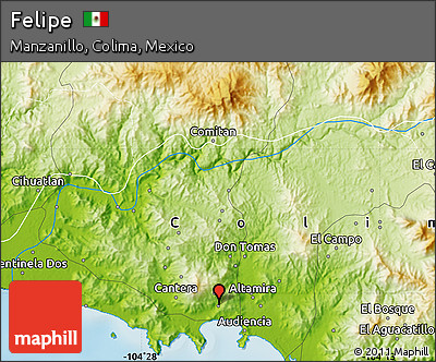 Physical Map of Felipe
