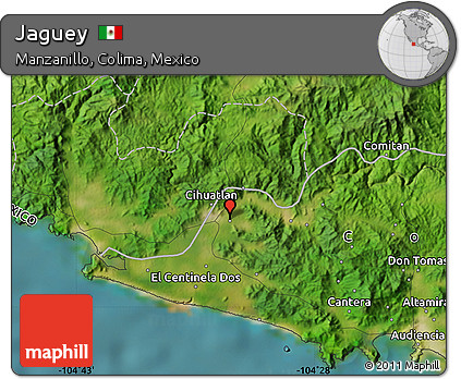 Satellite Map of Jaguey