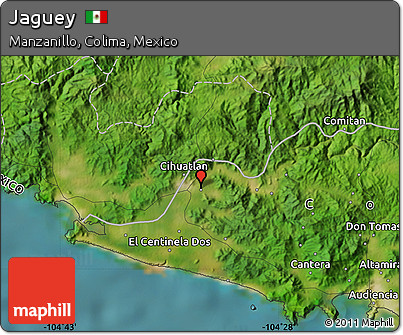 Satellite Map of Jaguey
