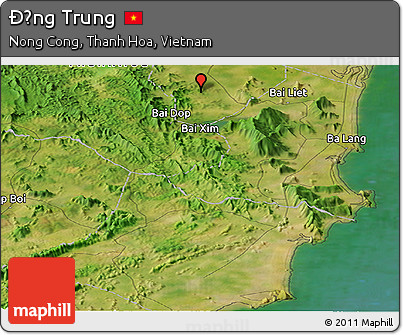 Satellite Panoramic Map of Ðồng Trung