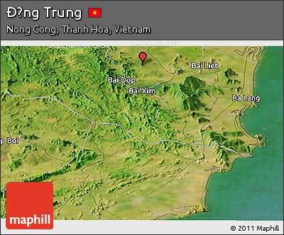 Satellite Panoramic Map of Ðồng Trung