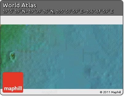 Satellite 3D Map of the Area around 19° 22' 18" N, 106° 19' 29" E