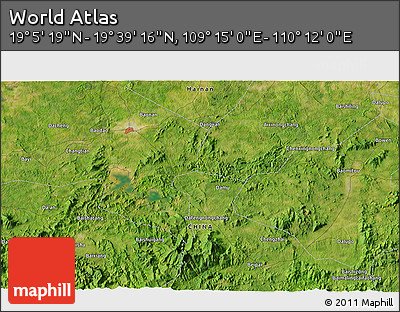 Satellite 3D Map of the Area around 19°&nbsp;22'&nbsp;18"&nbsp;N,&nbsp;109°&nbsp;43'&nbsp;29"&nbsp;E