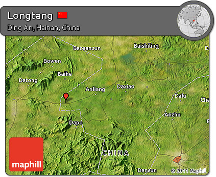 Satellite 3D Map of Longtang