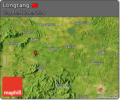Satellite 3D Map of Longtang