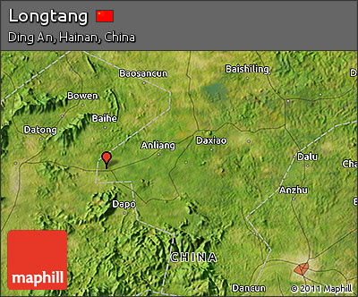 Satellite 3D Map of Longtang