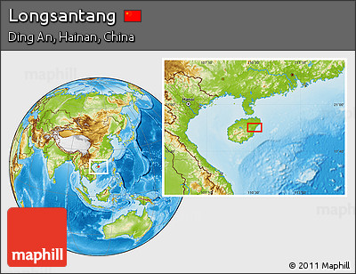 Physical Location Map of Longsantang