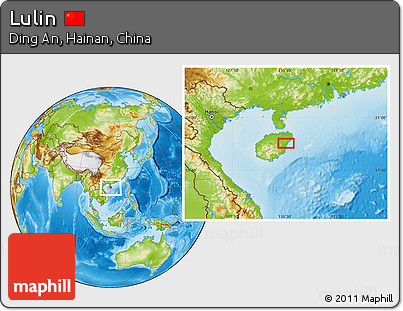 Physical Location Map of Lulin