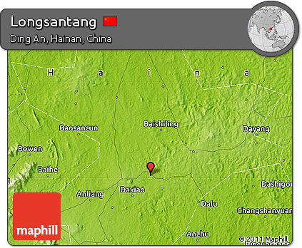 Physical Map of Longsantang