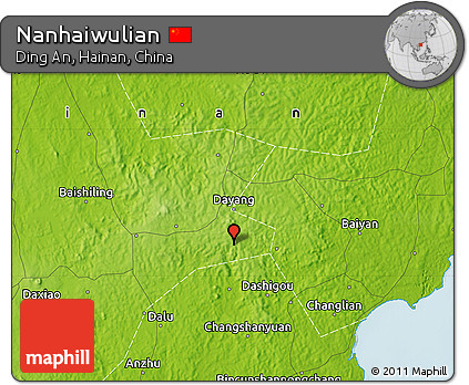 Physical Map of Nanhaiwulian