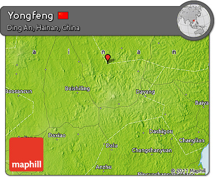 Physical Map of Yongfeng