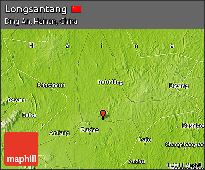 Physical Map of Longsantang