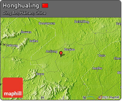 Physical Map of Honghualing