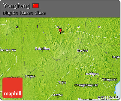 Physical Map of Yongfeng