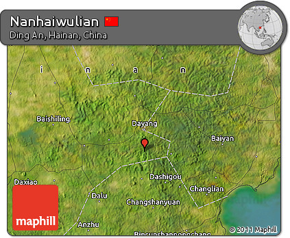 Satellite Map of Nanhaiwulian