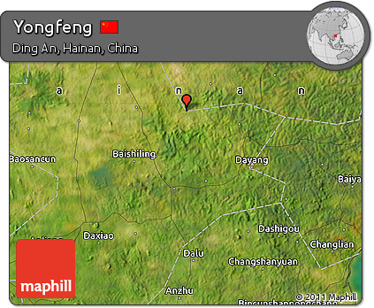 Satellite Map of Yongfeng