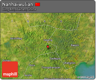 Satellite Map of Nanhaiwulian