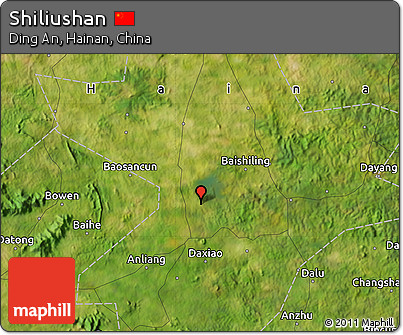 Satellite Map of Shiliushan