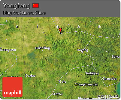 Satellite Map of Yongfeng
