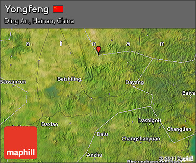 Satellite Map of Yongfeng