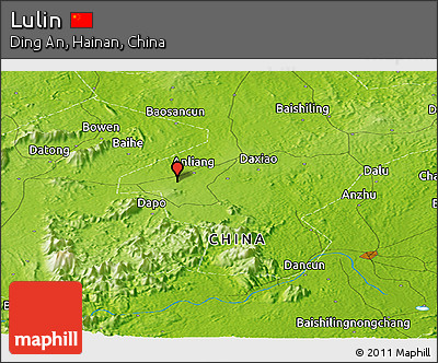 Physical Panoramic Map of Lulin