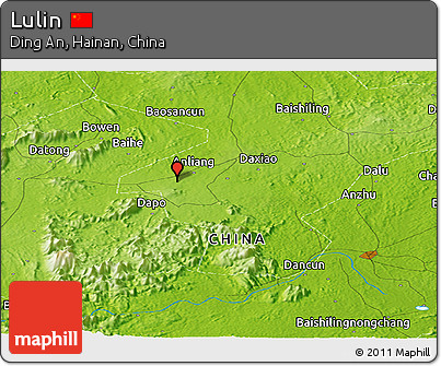 Physical Panoramic Map of Lulin