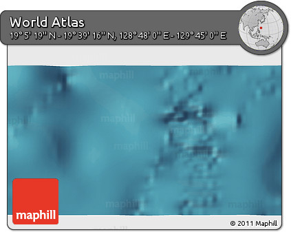 Satellite 3D Map of the Area around 19° 22' 18" N, 129° 16' 30" E
