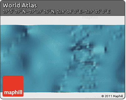 Satellite 3D Map of the Area around 19° 22' 18" N, 129° 16' 30" E