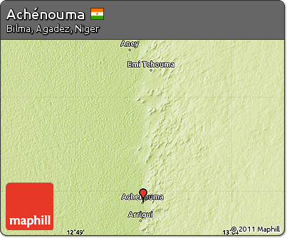 Physical Map of Achénouma