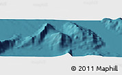 Satellite Panoramic Map of the area around 19° 22' 18" N, 157° 10' 30" W