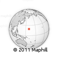 Outline Map of the Area around 19° 22' 18" N, 159° 52' 30" E, rectangular outline