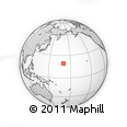 Outline Map of the Area around 19° 22' 18" N, 170° 4' 29" E, rectangular outline