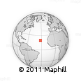 Outline Map of the Area around 19° 22' 18" N, 32° 13' 30" W, rectangular outline