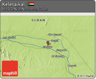 Physical 3D Map of Kelesaikal