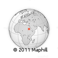 Outline Map of the Area around 19° 22' 18" N, 33° 13' 30" E, rectangular outline
