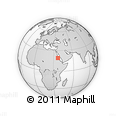 Outline Map of the Area around 19° 22' 18" N, 36° 37' 30" E, rectangular outline