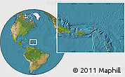 Satellite Location Map of the area around 19° 22' 18" N, 64° 31' 30" W