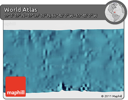Satellite 3D Map of the Area around 19° 22' 18" N, 66° 13' 29" W
