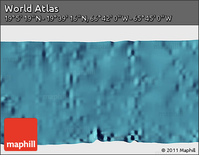 Satellite 3D Map of the Area around 19° 22' 18" N, 66° 13' 29" W