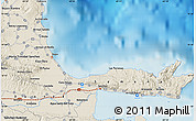 Shaded Relief Map of Los Limones