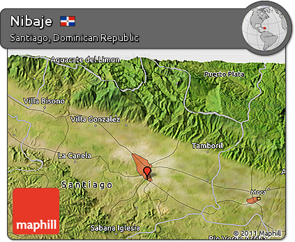 Satellite 3D Map of Nibaje