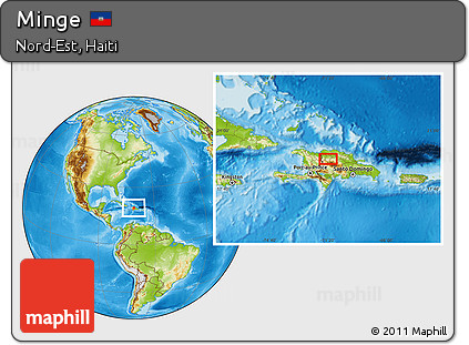 Physical Location Map of Minge