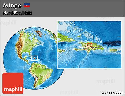 Physical Location Map of Minge