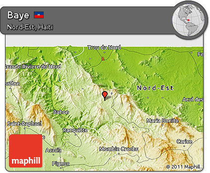Physical 3D Map of Baye