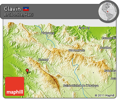 Physical 3D Map of Clavin