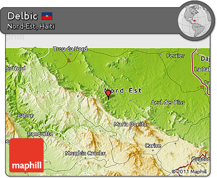 Physical 3D Map of Delbic
