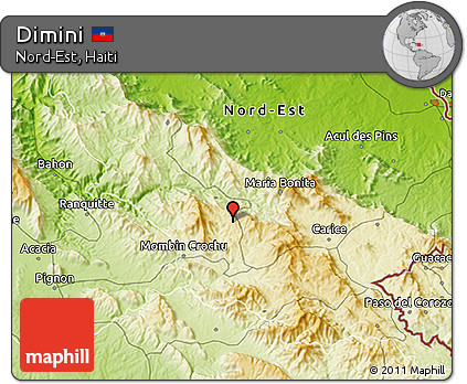 Physical 3D Map of Dimini