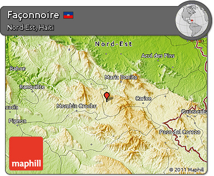 Physical 3D Map of Façonnoire